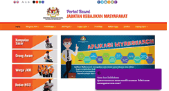 Desktop Screenshot of jkm.gov.my